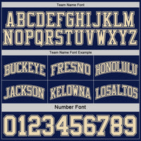 Custom Reversible Navy Cream Double Side Sublimation Basketball Set Jersey