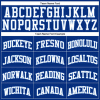 Custom Royal White Pinstripe White-Light Blue Authentic Basketball Jersey