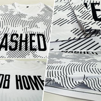 Custom Soccer Jersey - White Black Sublimation Uniform