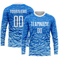 Custom Soccer Jersey - Royal White Sublimation Uniform
