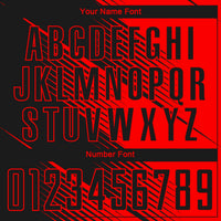 Custom Soccer Jersey - Red Black Sublimation Uniform