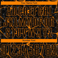 Custom Black Bay Orange Sublimation Soccer Uniform Jersey