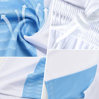 Custom Orange Black-White Stripe Sublimation Soccer Uniform Jersey