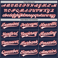 Custom Navy White-Red Two-Button Unisex Softball Jersey