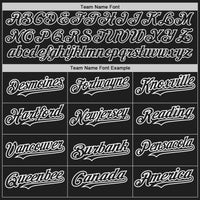 Custom Black White Pinstripe White Two-Button Unisex Softball Jersey