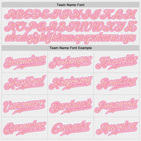 Custom White Medium Pink-Pink Authentic Baseball Jersey