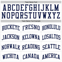 Custom White Navy Pinstripe Navy Authentic Basketball Jersey