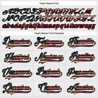 Custom Hockey Jersey - White Vintage USA Flag Black-Maroon Lace Neck