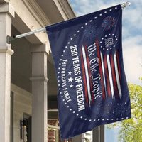 We The People 250th Anniversary House Flag | Personalized 250 Years of Freedom Design | UV Resistant Double Sided Polyester | Commemorative Yard Decor Gift