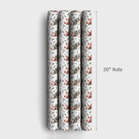 Santa in Wheelchair Gift Wrap, Inclusive Santa Wrapping Paper, Disability Pride Christmas Paper, Festive Watercolor Wrapping Paper Roll