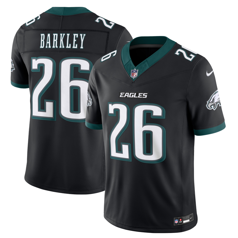 Philadelphia Eagles Saquon Barkley Black Alternate Vapor F.U.S.E. Stitched Limited Jersey