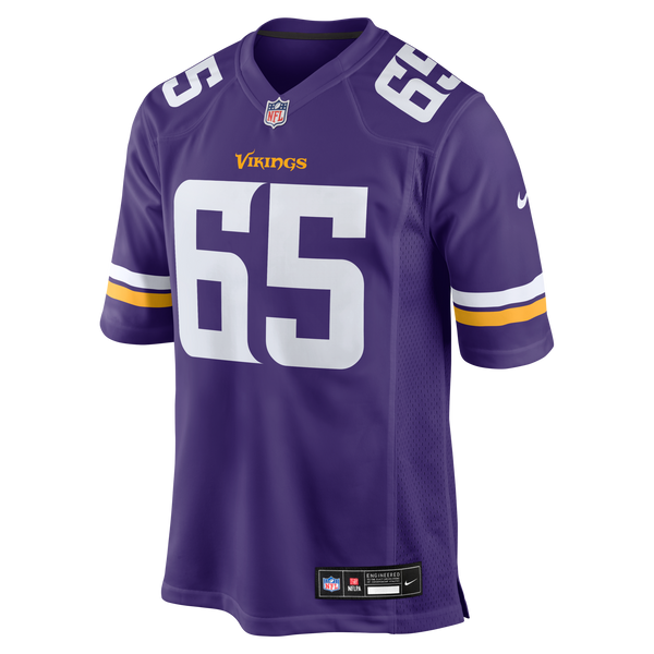 Minnesota Vikings Michael Jurgens Nike Purple Game Jersey