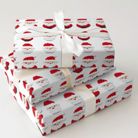 8-Bit Retro Gamer Christmas Gift Wrap, Pixel Art Santa Wrapping Paper, Vintage Gaming Holiday Wrapping Paper, Geek Video Game Gift Wrap