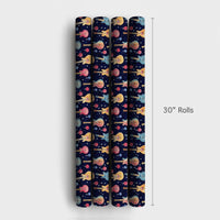 Electric Guitar Holiday Gift Wrap, Christmas Guitar Wrapping Paper, Rock Musician Present Wrap, Starry Music Present Paper, Xmas Gift Wrap