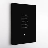 Black and White Christmas Print, Minimalist Christmas Canvas Printable, Modern Holiday Typography Wall Art, Christmas Digital Download
