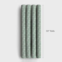 Minimalist White Tree Gift Wrap, Sage Green Christmas Tree Wrapping Paper, Elegant Holiday Wrapping Paper, Winter Season Wrapping Paper