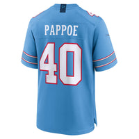 Tennessee Titans Owen Pappoe Light Blue Team Game Jersey