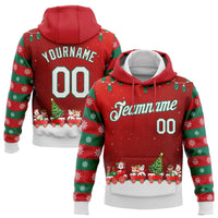 Personalized Name Number Holiday Sweatshirt, Custom Christmas Sports Hoodie, Festive Team Pullover Hoodie, Xmas Sports Present