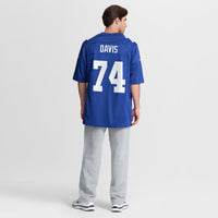 New York Giants J.C. Davis Royal Team Game Jersey