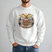 250 Years Anniversary Eagle Sweatshirt | 1776-2026 U.S. Bicentennial Commemorative Design | Soft Cotton Blend | Patriotic Gift for History Lover