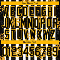 Personalized Name Number Holiday Sweatshirt, Custom Snowflake Christmas Hoodie, Gold Black Christmas Hoodie, Xmas Fan Present