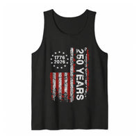 1776 2026 Patriotic Tank Top | Distressed US Flag 250 Years Semiquincentennial Design | Premium Soft Lightweight Fabric | America 250th Anniversary Gift for Men Women