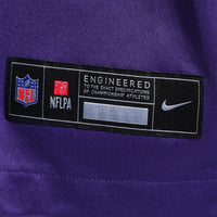 Minnesota Vikings Ryan Van Demark Nike Purple Team Game Jersey