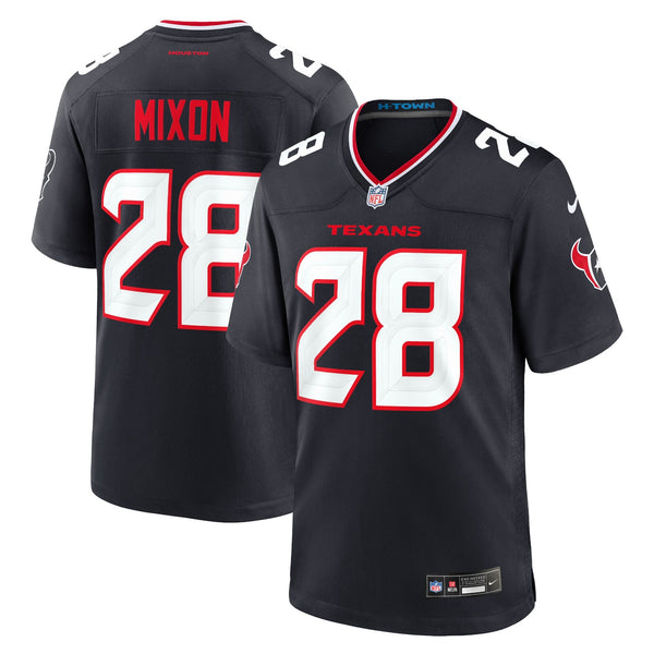 Houston Texans Joe Mixon Nike Navy Game Jersey