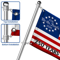 250 Years of Freedom Flag | 250th Anniversary Semiquincentennial 2026 | UV-Resistant Polyester Double-Sided | Patriotic Commemorative Gift