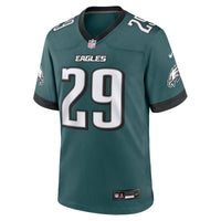 Philadelphia Eagles Marcus Epps Midnight Green Team Game Jersey