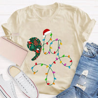 Festive Christmas Lights Shirt, Christmas Atmosphere Lights T-Shirt, Retro Christmas Lights Graphic Tee, Holiday Family Shirt Present