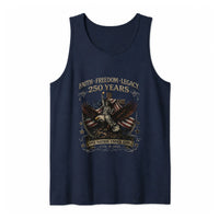USA 250 Years Patriotic Tank Top | Bald Eagle Cross & Statue of Liberty American Flag Design | Premium Soft Breathable Fabric | Christian Patriot Gift for Men & Women