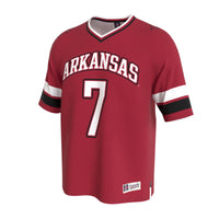 KJ Jackson Arkansas Razorbacks Lightweight Football Fashion Jersey - Cardinal