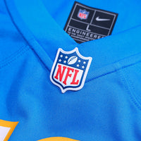 Los Angeles Chargers Genesis Smith Powder Blue Team Game Jersey