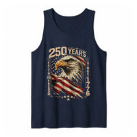 USA 250 Years of Freedom Tank Top | Patriotic Eagle & Flag Graphic | Soft Breathable Lightweight Fabric | 4th of July Independence Day Gift for Men & Women
