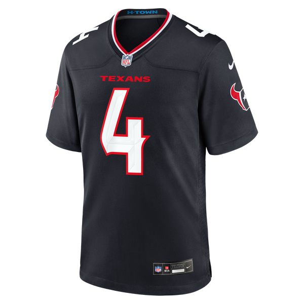 Houston Texans Kamari Lassiter Nike Navy Team Game Jersey