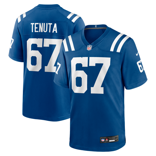 Indianapolis Colts Luke Tenuta Nike Royal Team Game Jersey