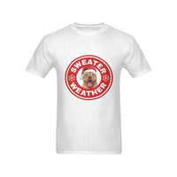 Humorous Christmas Dog Lover Shirt, Shar-Pei Sweater Weather T-Shirt, Adorable Holiday Pet Graphic Tee, Winter Xmas Dog Owner Present