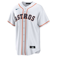 Houston Astros Nike White #1 Groom Home Replica Jersey