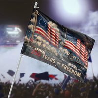 250 Years of Freedom House Flag |1776–2026 America Semiquincentennial Patriotic Art | Double-Sided Weather-Resistant Outdoor Flag | Patriotic Gift for American History Fans