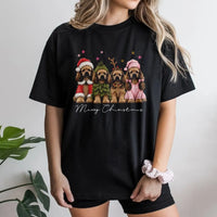 Merry Christmas Dog T-Shirt, Christmas Dogs Shirt, Humorous Holiday Dog Graphic Tee, Festive Santa Dog Shirt, Xmas Dog Lover Present