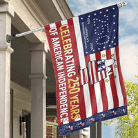 Snoopy 250 Years American Independence House Flag | Celebrating America's Semiquincentennial 1776-2026 | Premium Weather-Resistant Polyester | Patriotic Gift for History Lovers