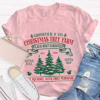 Christmas Tree Farm A Real Beauty Guaranteed Squirrel T-Shirt