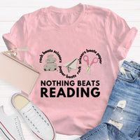 Rock Paper Scissors Nothing Beats Reading T-Shirt