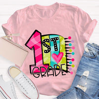 Personalized Grade 1st Grade Back To School Teacher T-Shirt