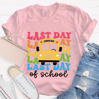 School Bus Driver Last Day Of School T-Shirt