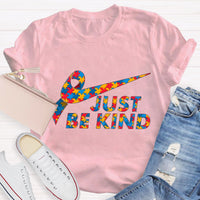 Just Be Kind Color Puzzle Teacher T-Shirt