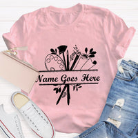 Personalized Art Teacher Name Goes Here T-Shirt