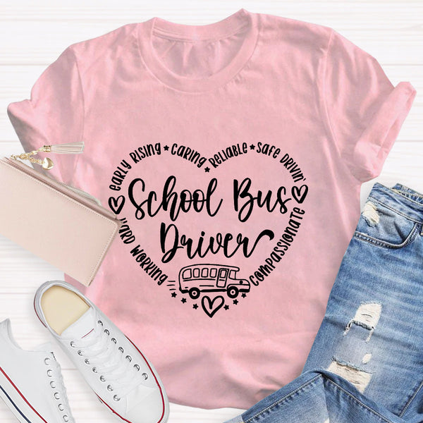 School Bus Driver Caring T-Shirt