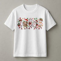 Adorable Medical Squad Christmas Tee, Christmas Nurse T-Shirt, Festive Syringe Pill Bottle Shirt, RN Holiday Present, Healthcare Worker Xmas Tee